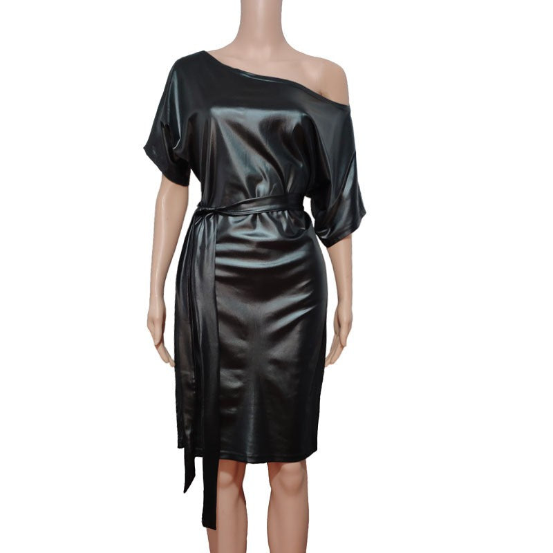 women in leather dress Elegant Black Real Mini For cooler evenings Premium Leather Dresses: Handcrafted Luxury
