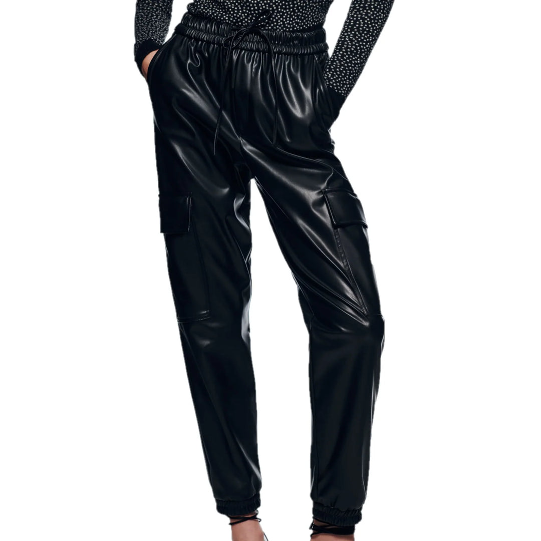 Fashionable Women's Real Leather Trousers| All For Me Today
