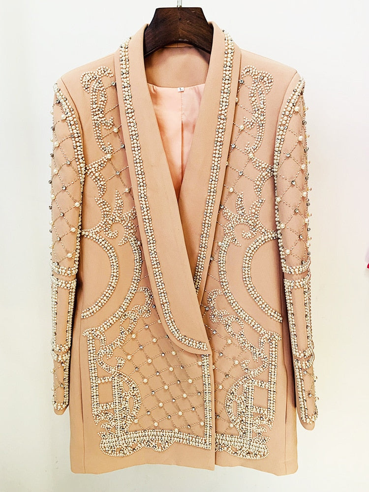 Gorgeous Heavy Crystal Beading Women's Short Coat| All For Me Today