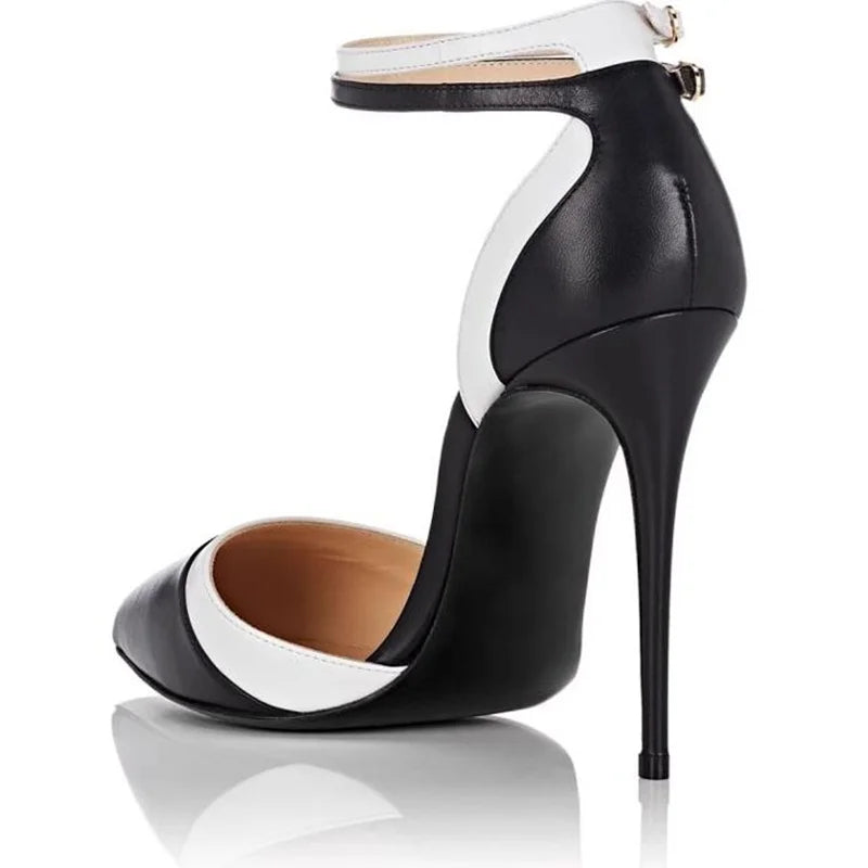 Double Ankle Strap Women's High Heel Shoes