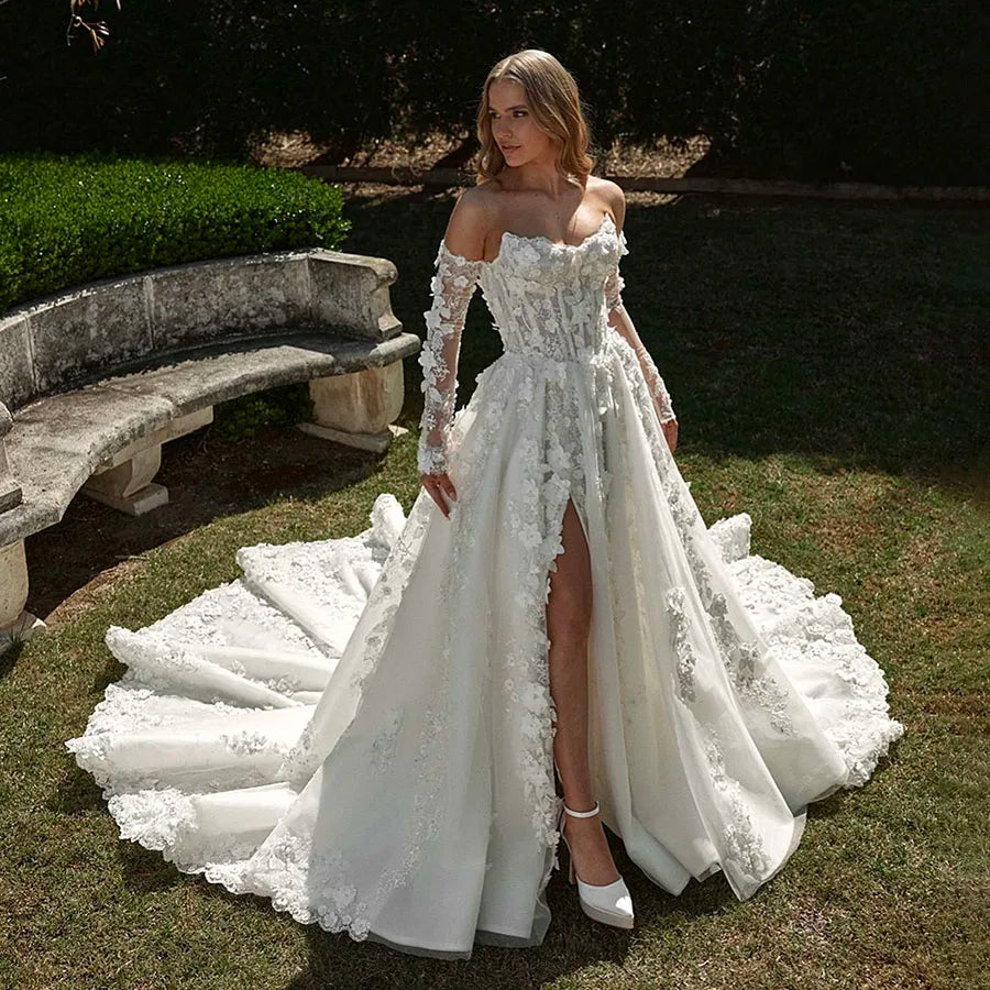 Robe de mariée romantique bustier coupe trapèze All For Me Today