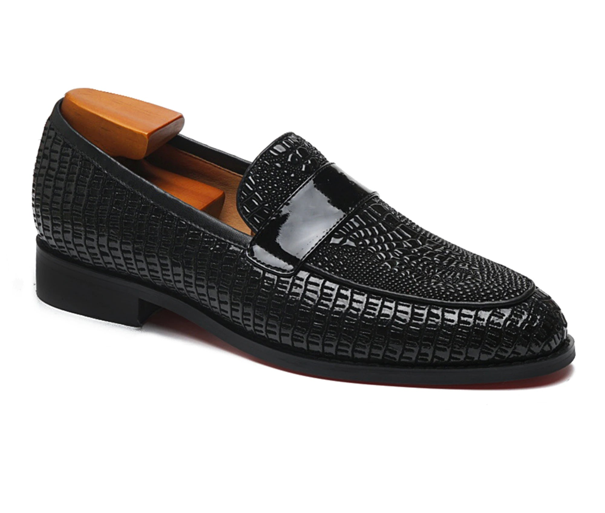 Trendy Black Men's Designer Dress Shoes