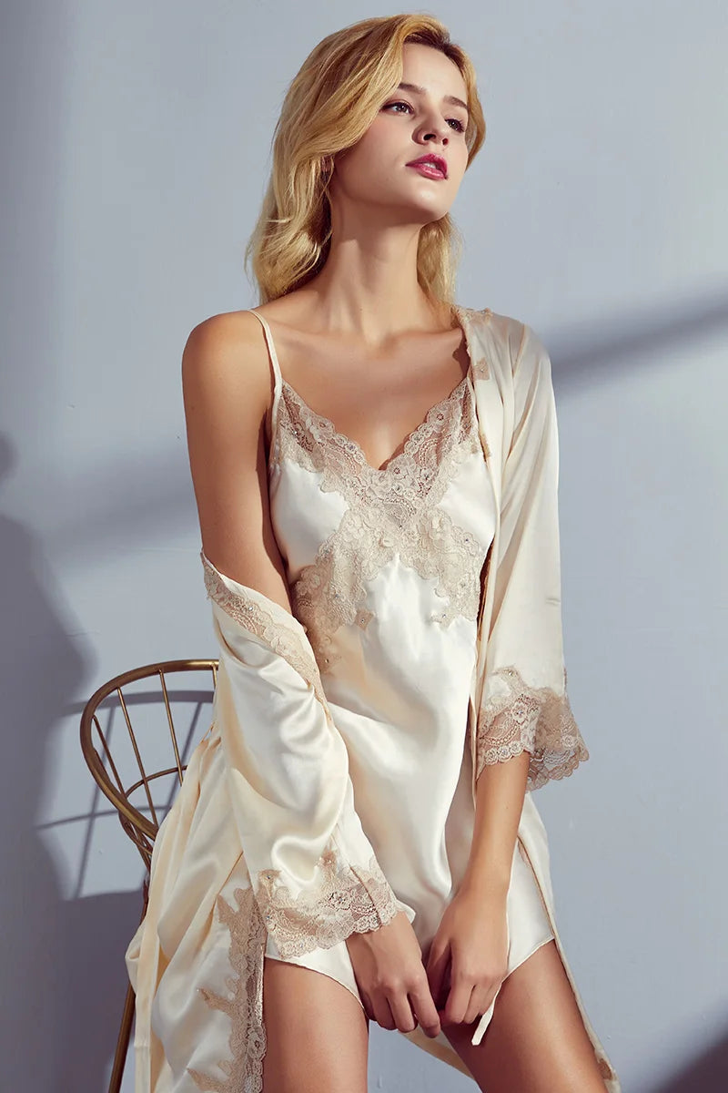 Luxurious Real Silk Pajama Set