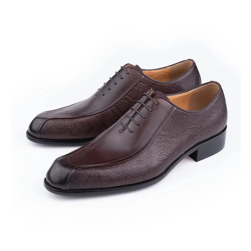 Classic Luxury Leather Men's Handmade Dress Shoes All For Me Today