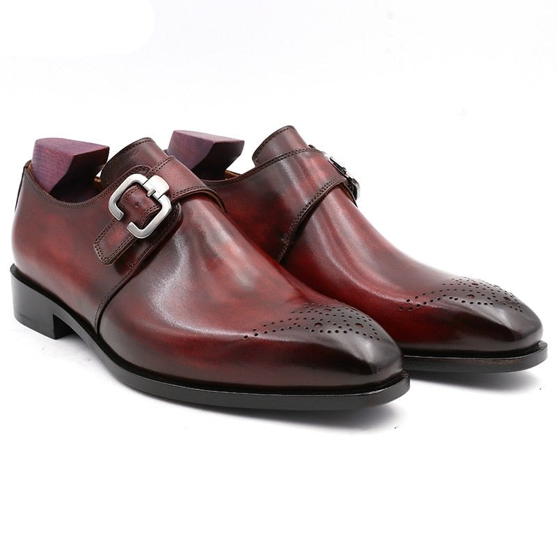 Full Grain Calf Leather Handmade Men's Shoe
