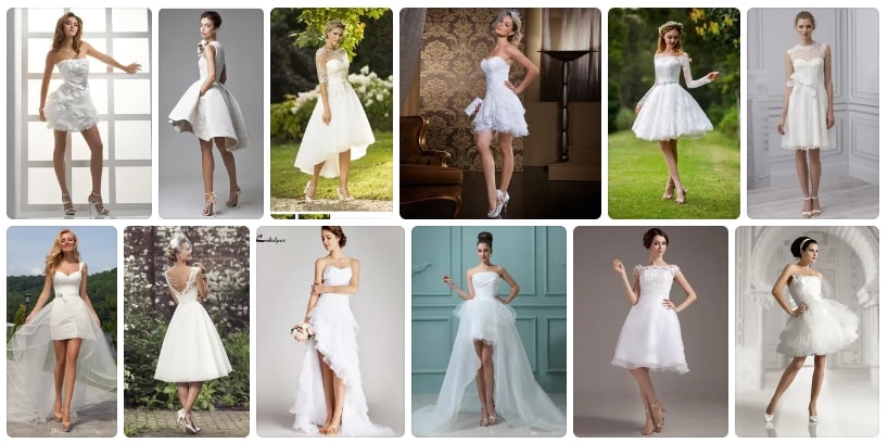 Short Wedding Dresses - All For Me Today