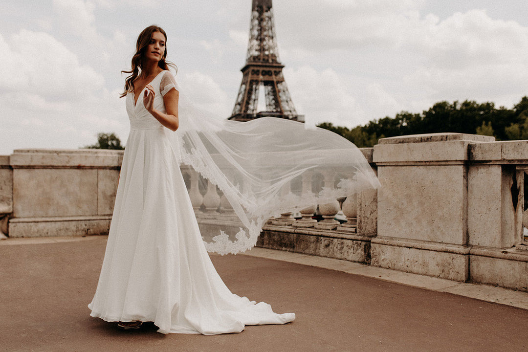 How to Match Your Wedding Veil to Your Dress Silhouette