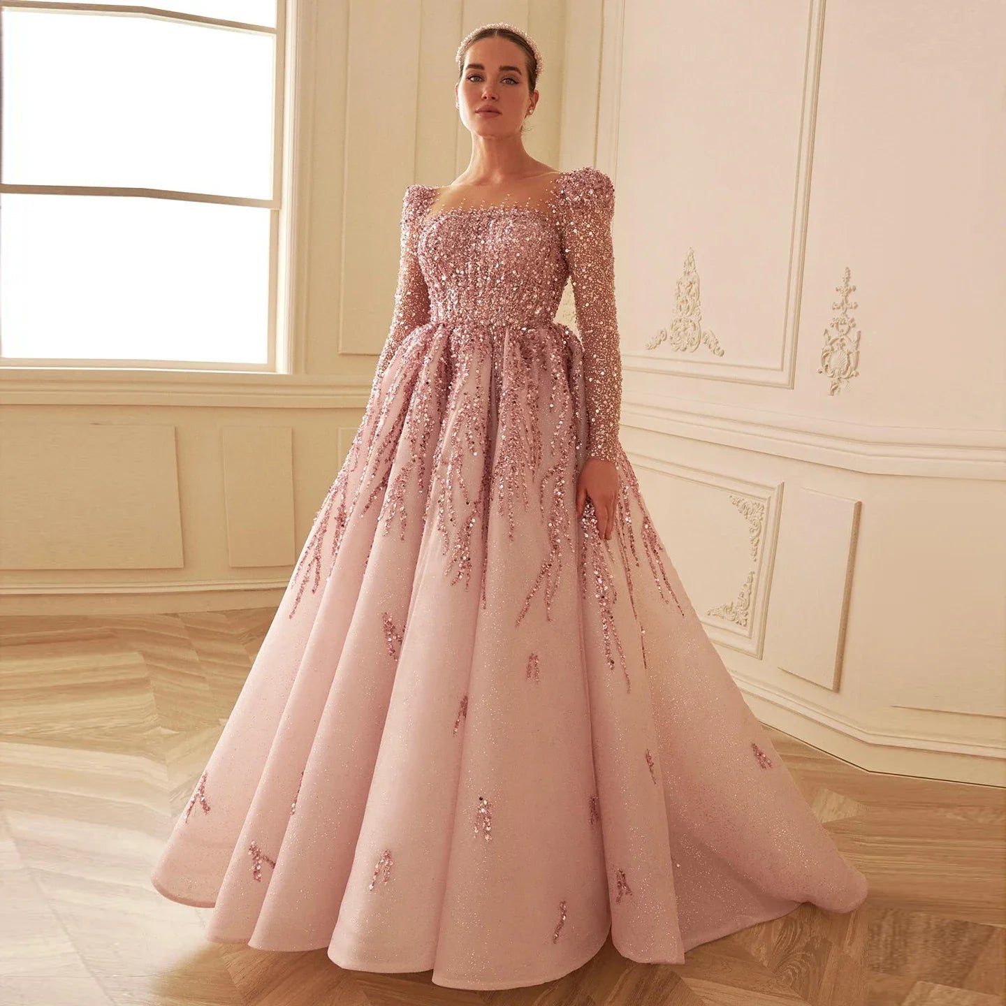 The Signature Arabian Maxi: A Journey into Bespoke Evening Elegance