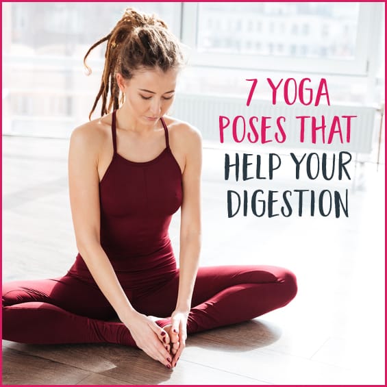 Yoga for Digestion "7 Poses That’ll Help Calm Your Stomach" | All For Me Today