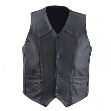 Men's Leather Vest All For Me Today