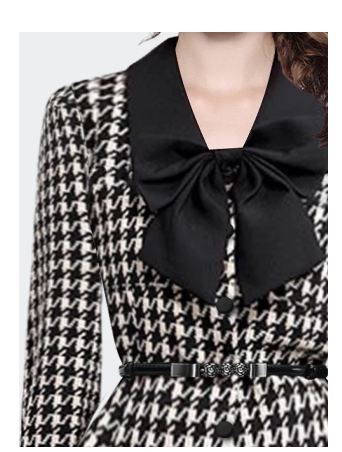 Lovely Bow Detail Short Coat