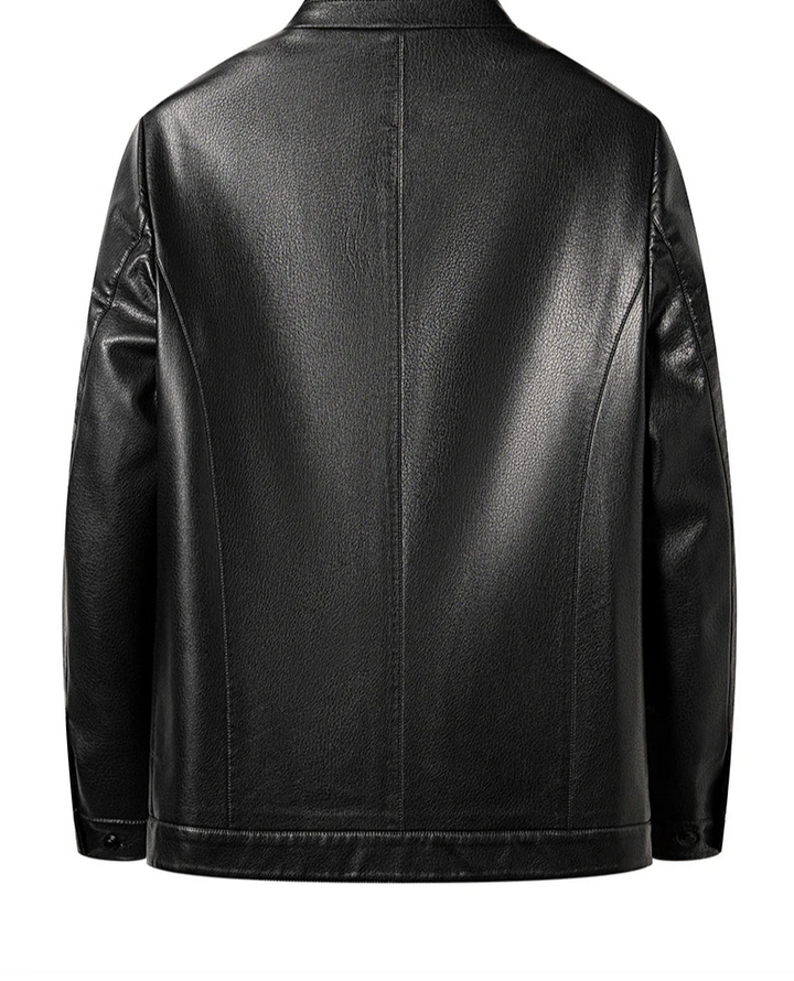 Lightweight Real Leather Casual Jacket