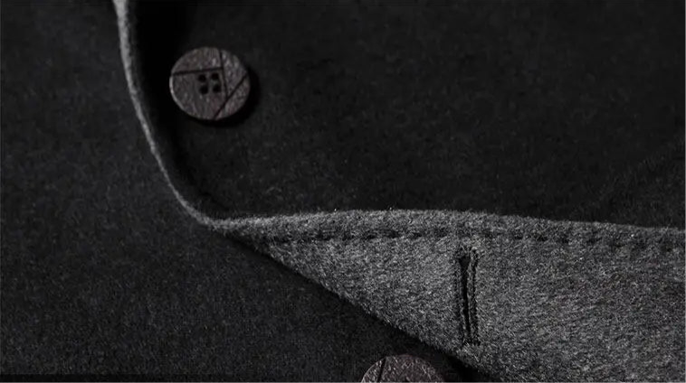 Magnificent Hooded Woolen Overcoat