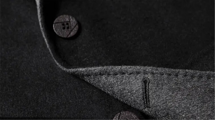 Magnificent Hooded Woolen Overcoat