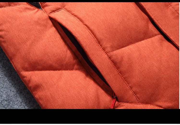 Thick Warm Feather Puffy Jacket