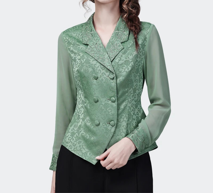 Vintage Retro Embroidered Top