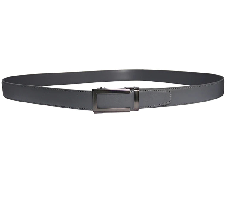 Automatic Metal Buckle Leather Belt