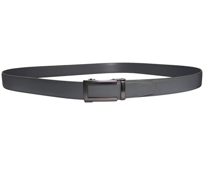 Automatic Metal Buckle Leather Belt