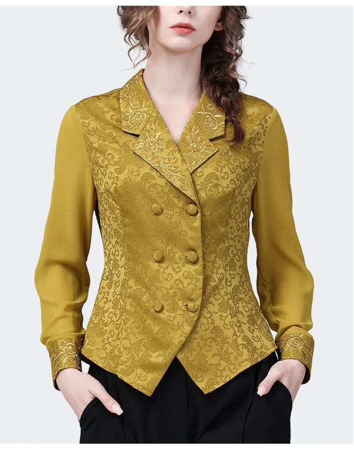 Vintage Retro Embroidered Top