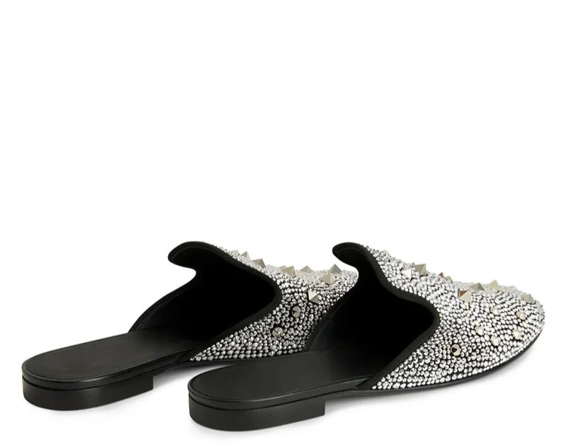 Trendy Rivet-Studded Flat Shoes