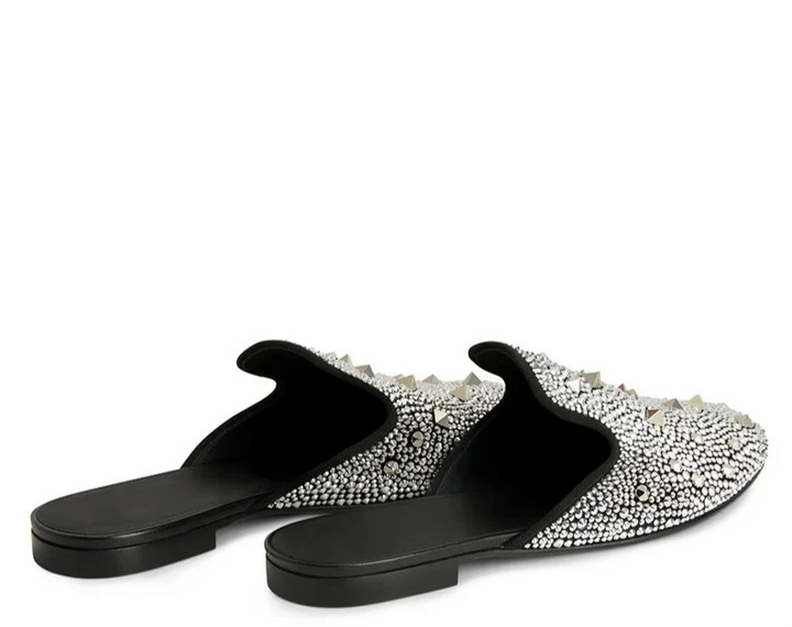 Trendy Rivet-Studded Flat Shoes