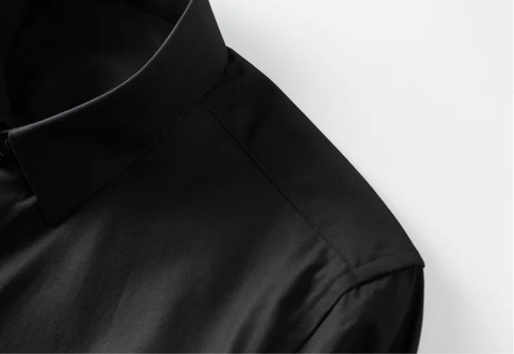 Fashionable Butterfly Logo Slim Fit Shirt