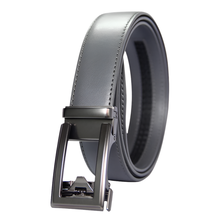 Automatic Metal Buckle Leather Belt
