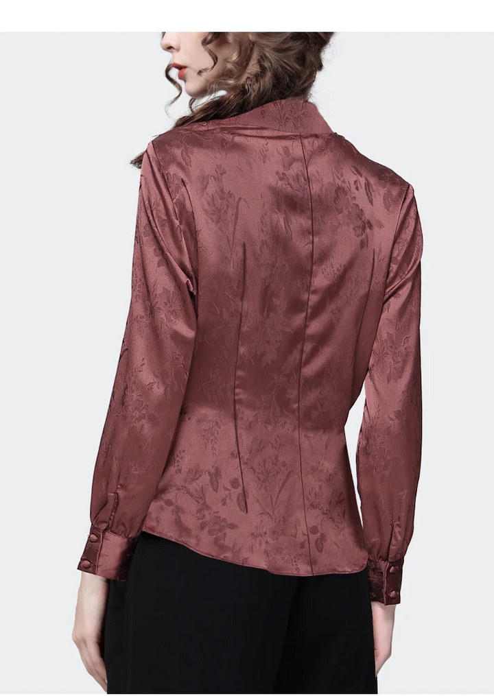 Elegant Slim Button-down Top