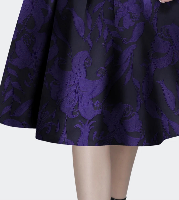 Big Swing Flowing Floral Skirt