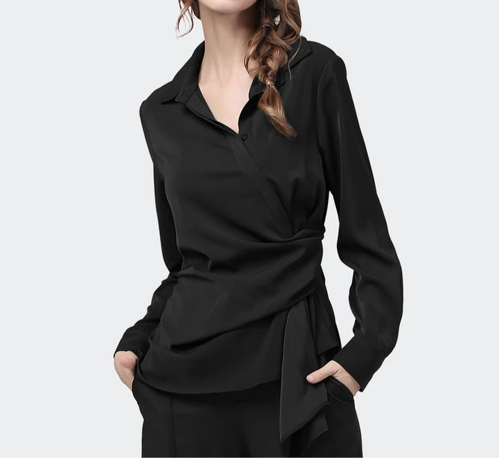 Refined Asymmetrical Hem Top