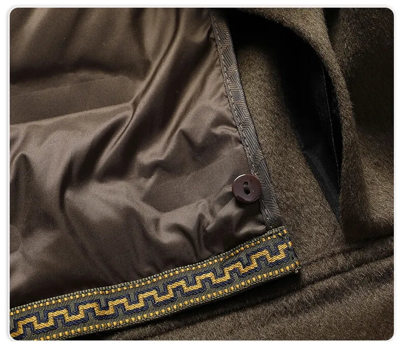 Classy Detachable Goose Down Coat