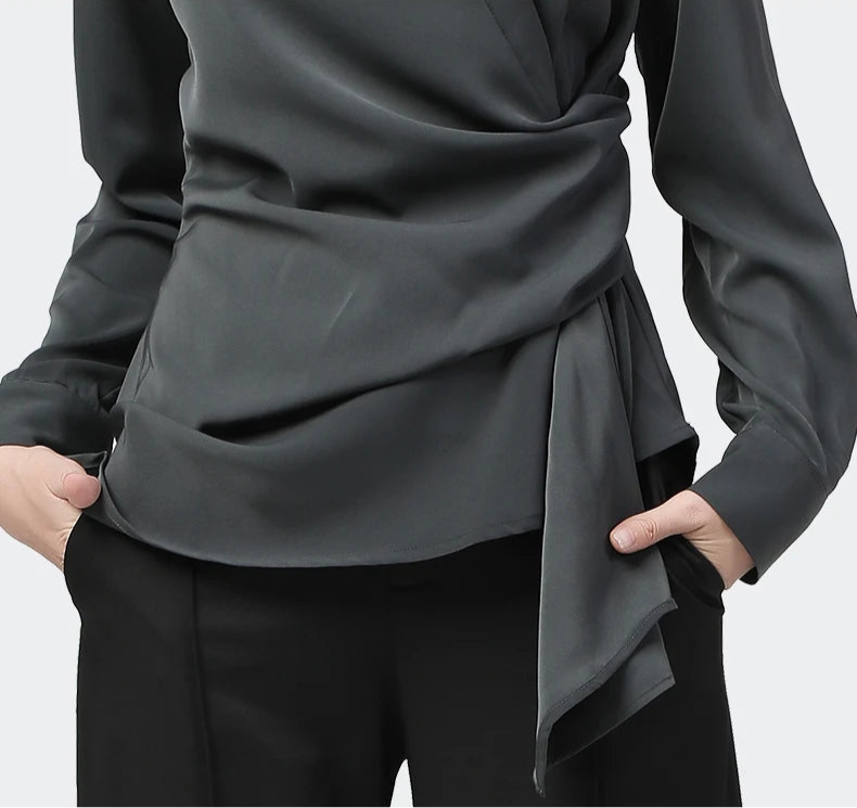 Refined Asymmetrical Hem Top