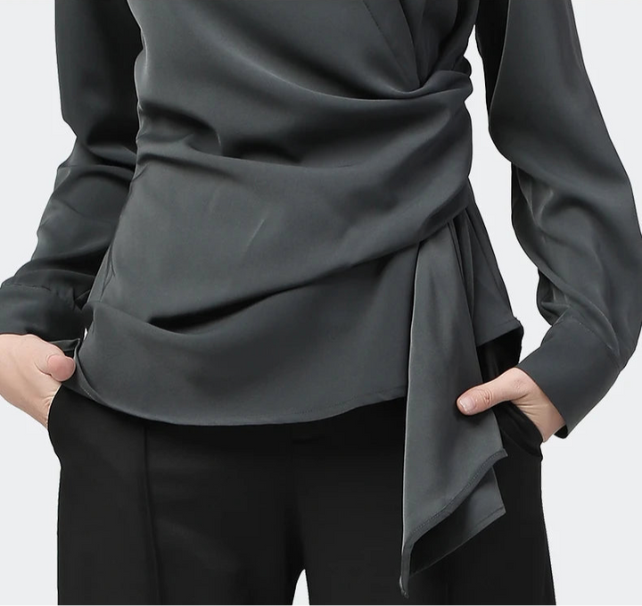 Refined Asymmetrical Hem Top