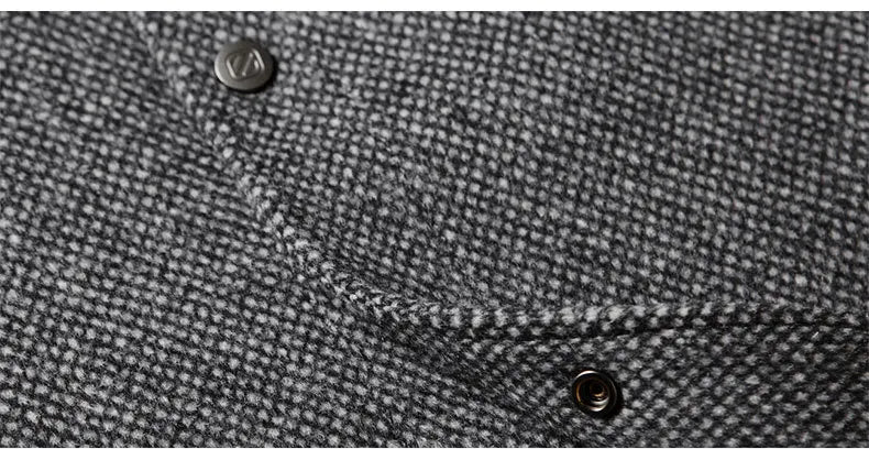 Fancy Duck Down Wool Coat