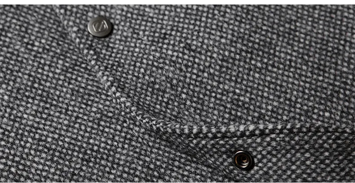 Fancy Duck Down Wool Coat