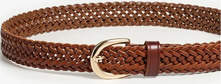 Premium Leather Woven Belt