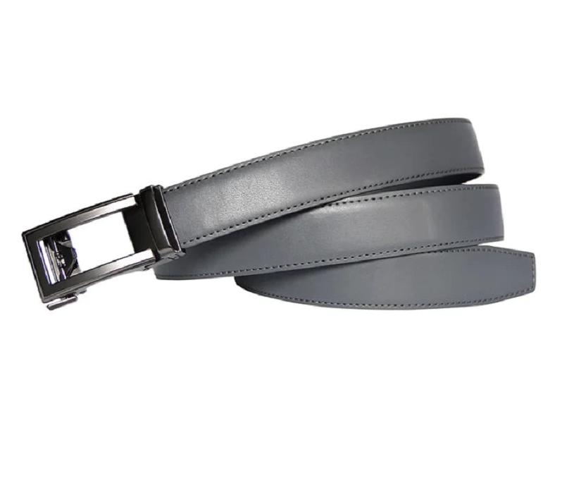 Automatic Metal Buckle Leather Belt
