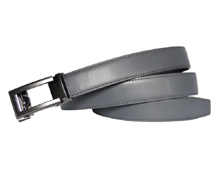 Automatic Metal Buckle Leather Belt