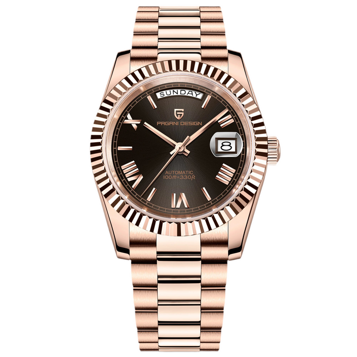 Stylish Sapphire Mirror Mechanical Wristwatch