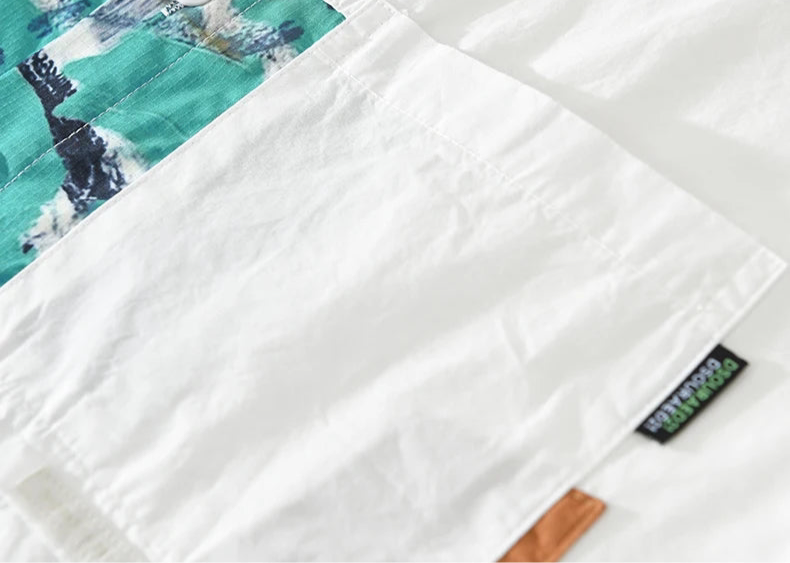 Retro Youth Fashion Cotton Shirt