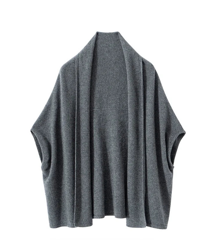Premium Cashmere Cape Cardigan