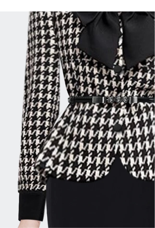Lovely Bow Detail Short Coat
