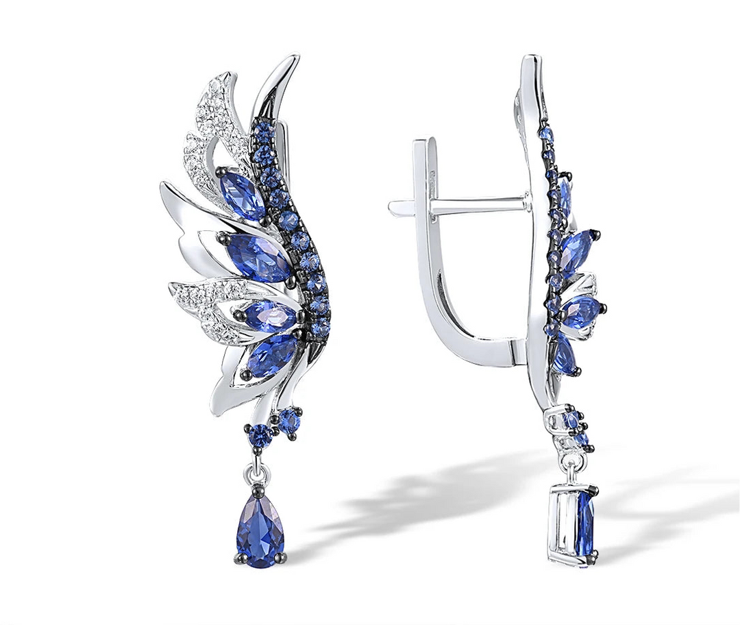 Sparkling Angel Wing Earrings