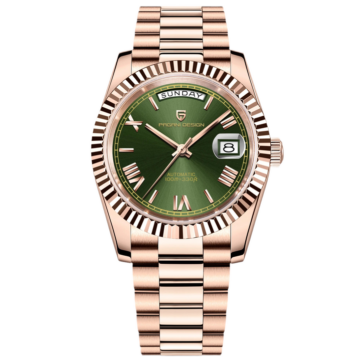 Stylish Sapphire Mirror Mechanical Wristwatch