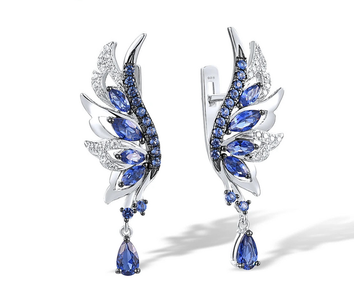 Sparkling Angel Wing Earrings