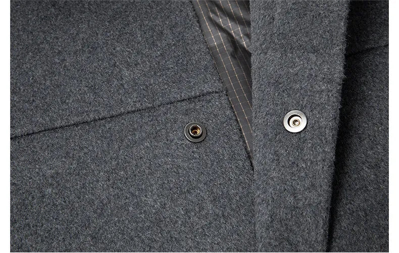 Dignified Thickened Woolen Coat