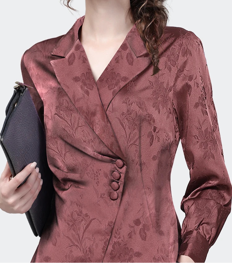 Elegant Slim Button-down Top