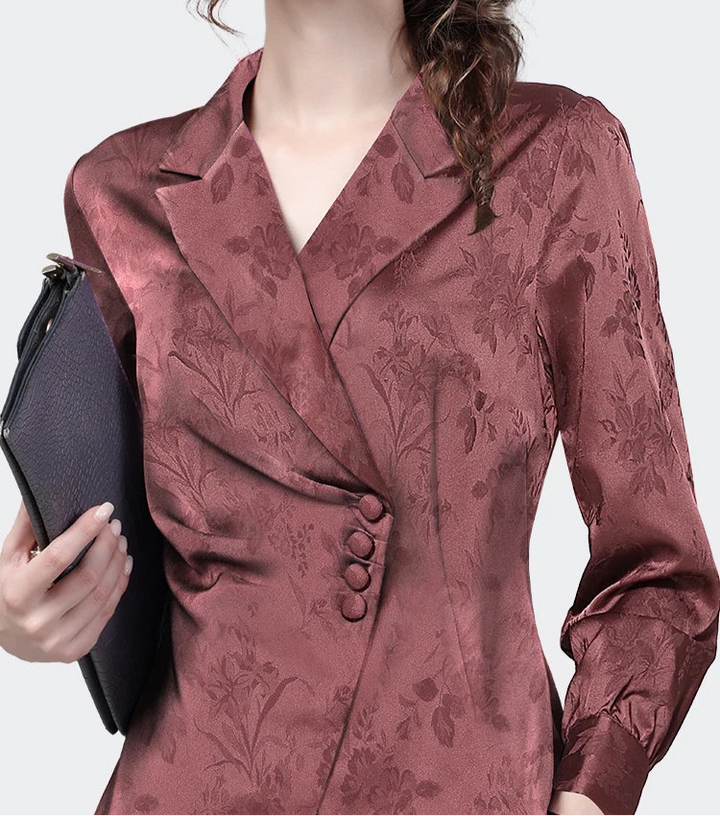 Elegant Slim Button-down Top