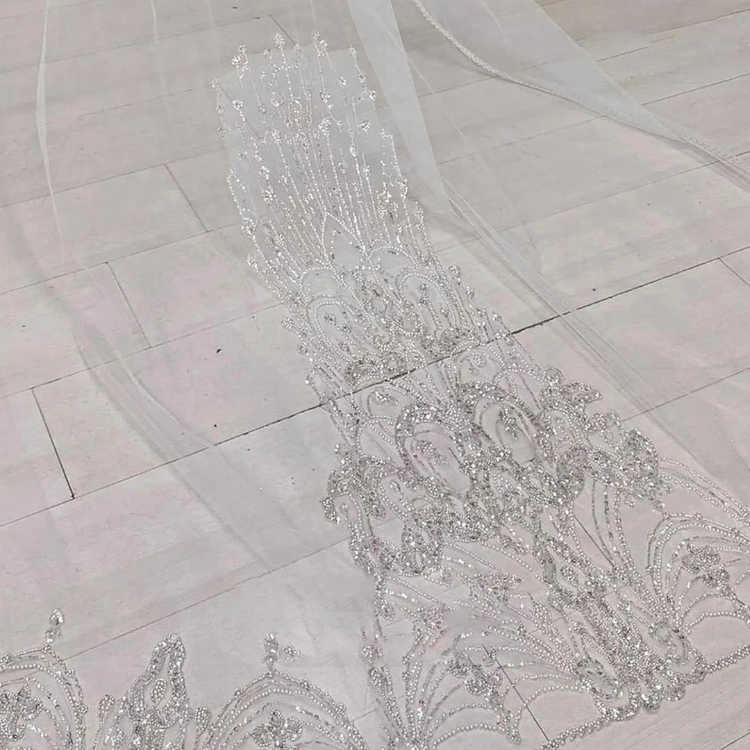 Charming Cathedral Eyelash Bridal Veil