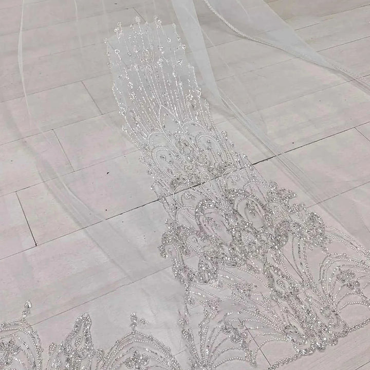 Charming Cathedral Eyelash Bridal Veil